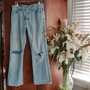 Express 32x30 blue jeans